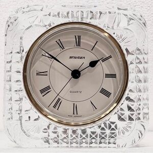 Staiger West Germany Crystal Desk Clock